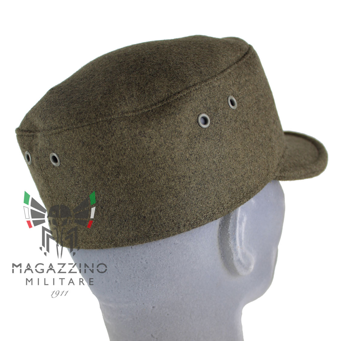 Berretto Cappello Norvegese Esercito Italiano Alpini Originale Panno