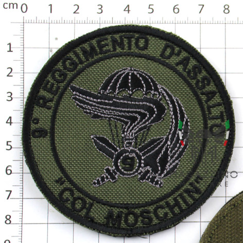 Patch Toppa Militare Paracadutisti Reggimento Col Moschin Originale