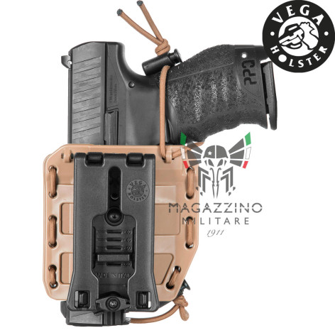 MULTI-FIT INJECTION MOLDED RUBBERISED POLYMER HOLSTER back