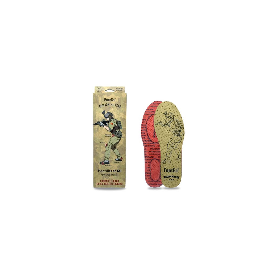 FOOTGEL MILITARY GEL INSOLE