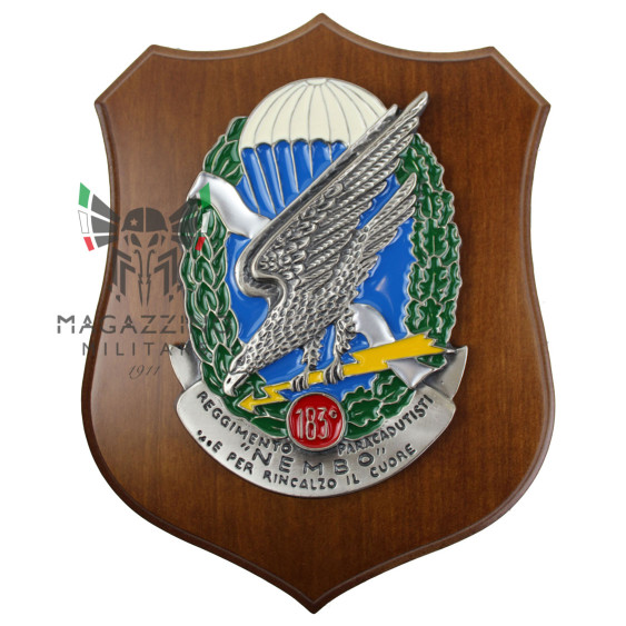 CREST originale Esercito Italiano MILITARE 183° NEMBO Folgore PARACADUTISTI