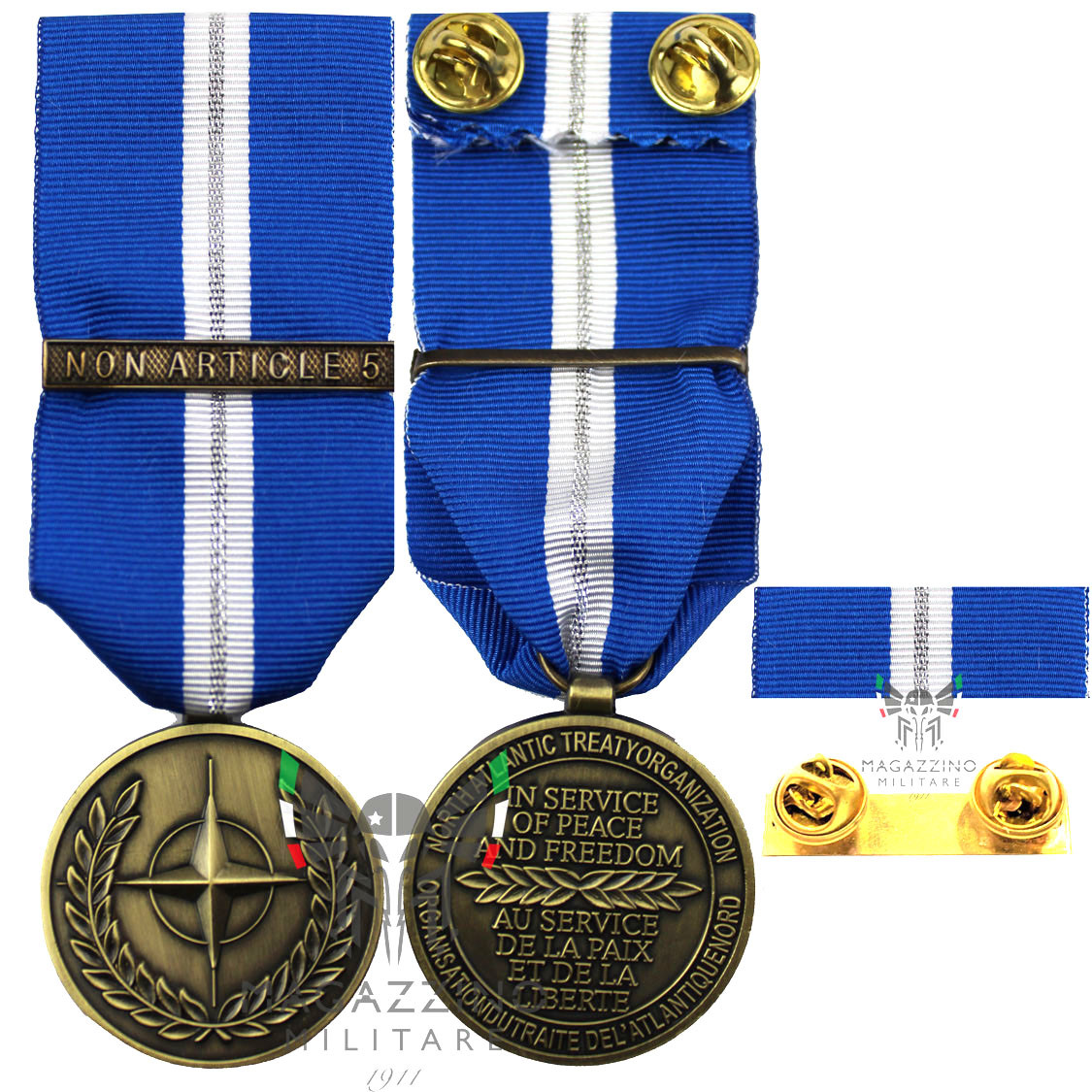 Medaglia e/o nastrino NATO NON Articolo 5 Kosovo Bosnia Unificate