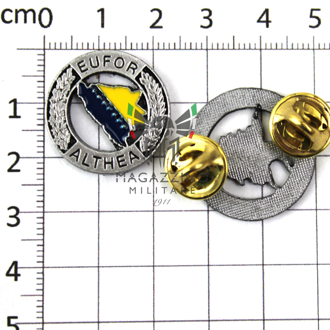 Eufor Althea Bosnia Mission badge pin