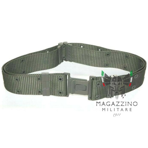 BELT Original Italian Army MILITARY TACTICAL QUICK RELEASE Green