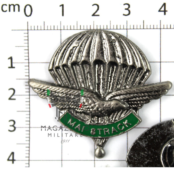 SPILLA metallo distintivo 4° REGGIMENTO ALPINI PARACADUTISTI MAI STRACK