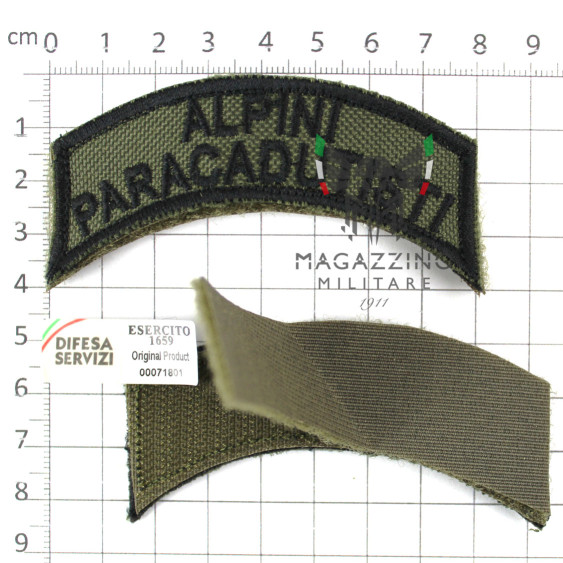 Patch toppa ALPINI PARACADUTISTI 4° Ranger fondo v.o.