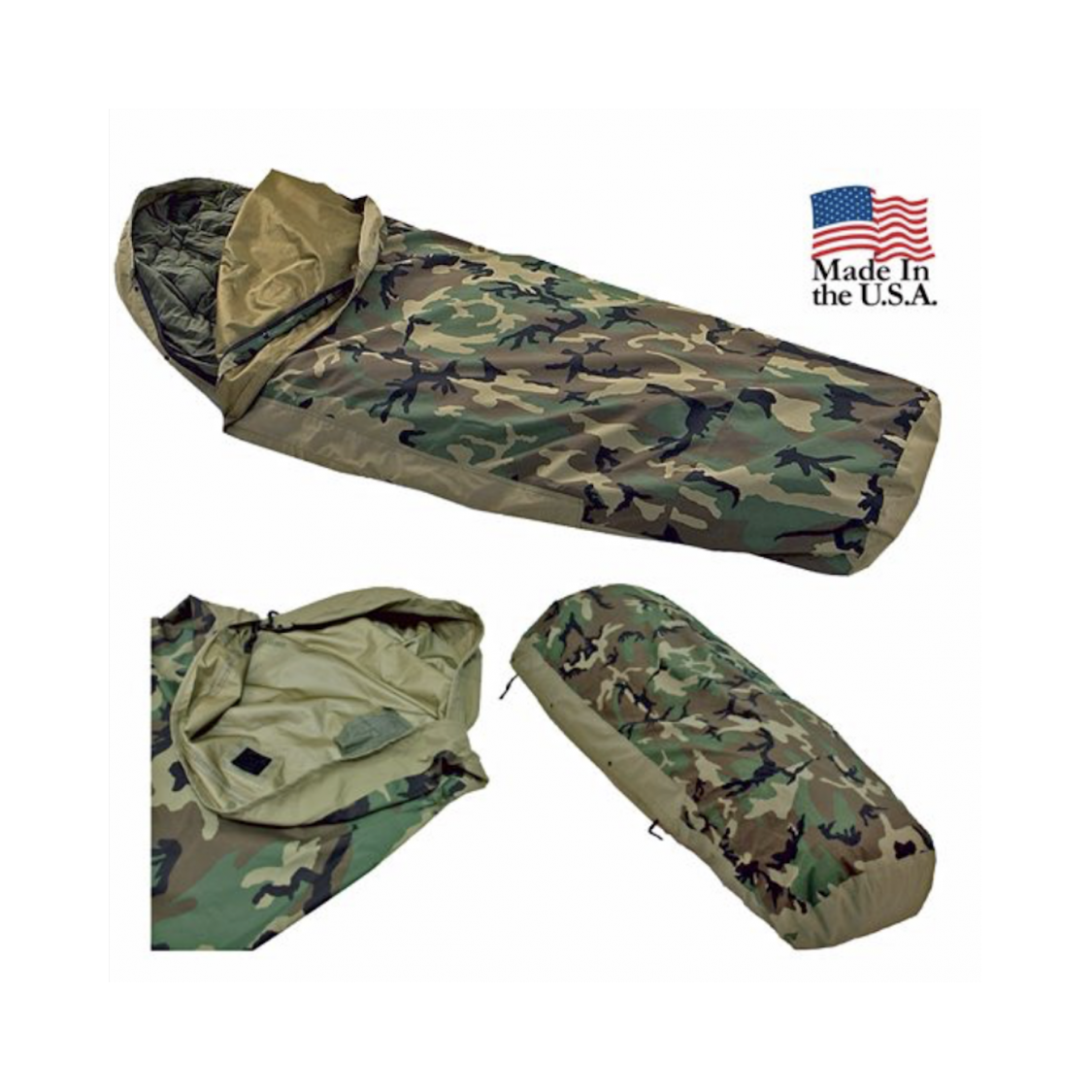 Cover guscio Woodland Camo Militare GORE-TEX PER SACCO A PELO