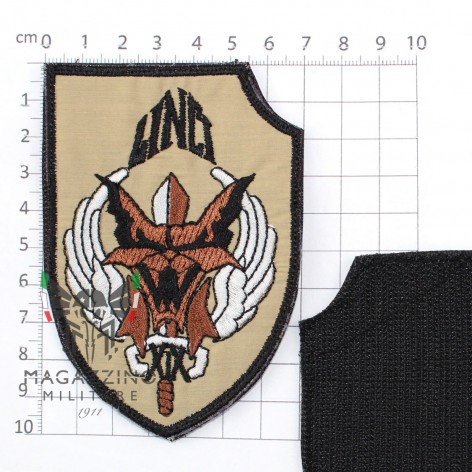 Patch XIX Linci 183° Nembo Brigata Paracadutisti Folgore Parà TAN Desert(104)