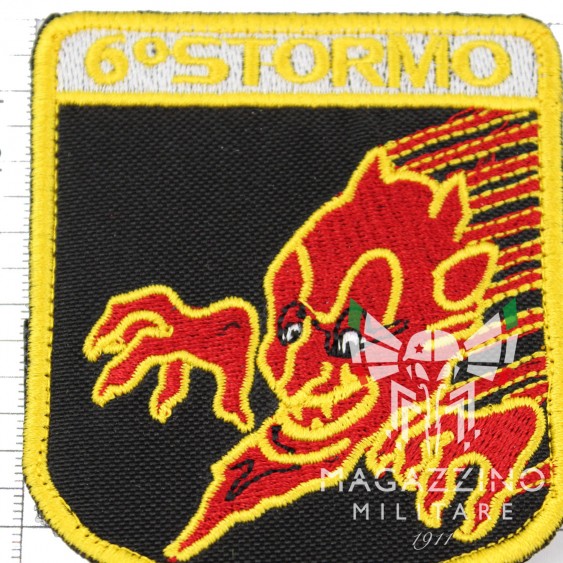 Patch Aeronautica Militare 6 Stormo Ghedi Diavoli Rossi 131