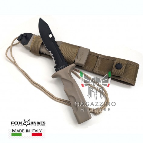 Coltello FOX Spartan2 Leonida Combat Made Italy survival combat