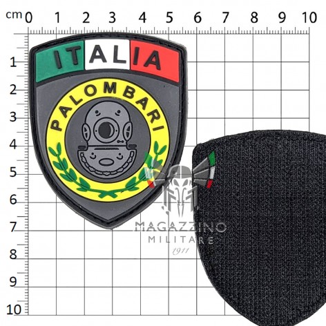 Patch Scudetto Omerale Palombaro Marina Militare gomma velcrato (222)