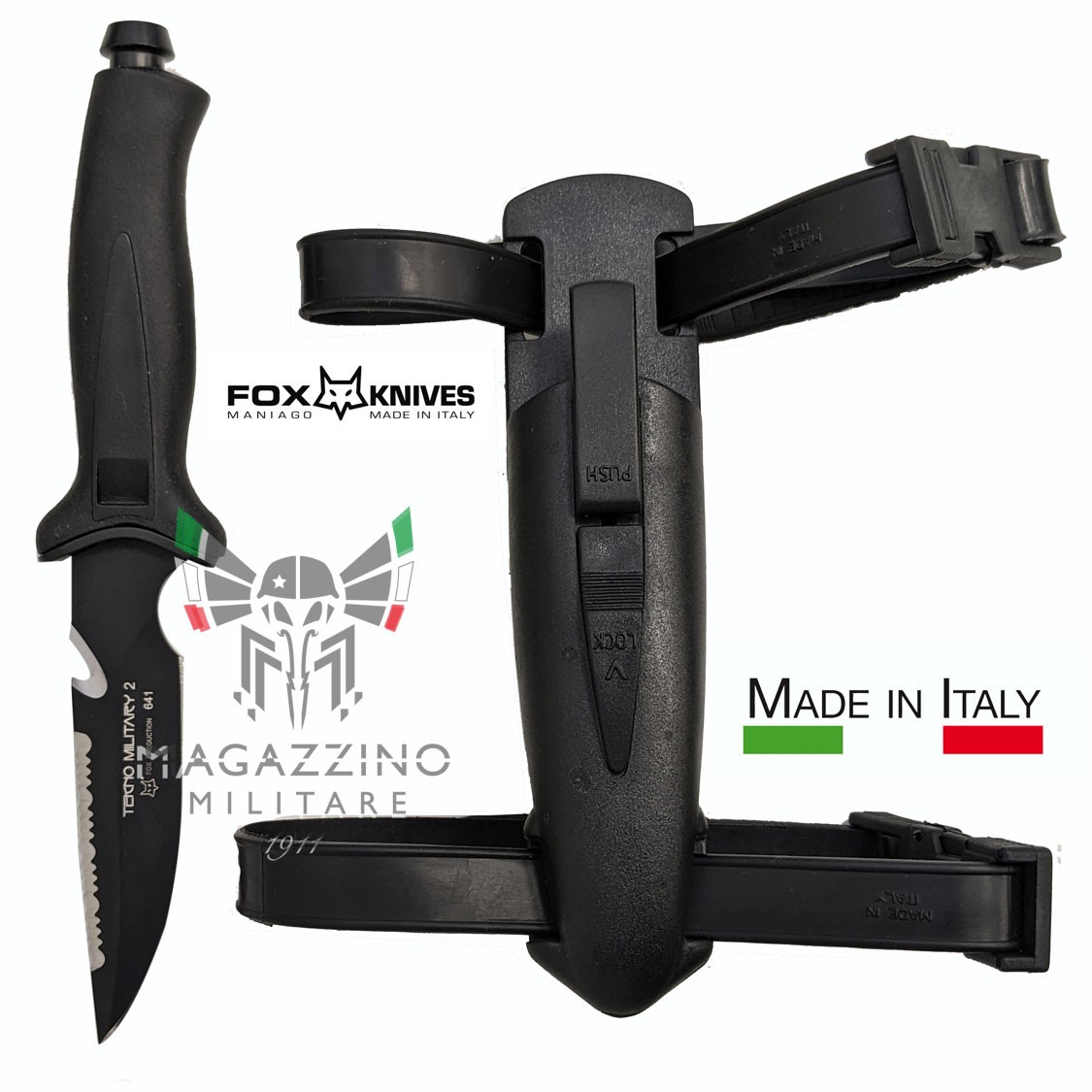 Blade Fox MILITARY Dive Black