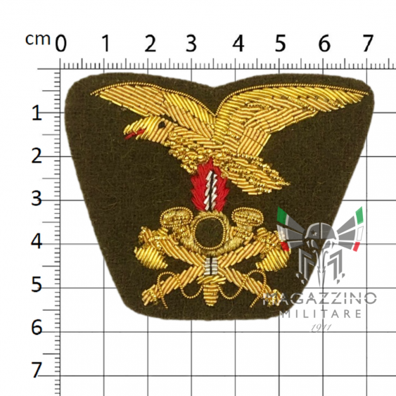 Embroidered Gold Insignia for Alpine Officer Norwegian Jacket Eagle Engineers Demolitions (202)