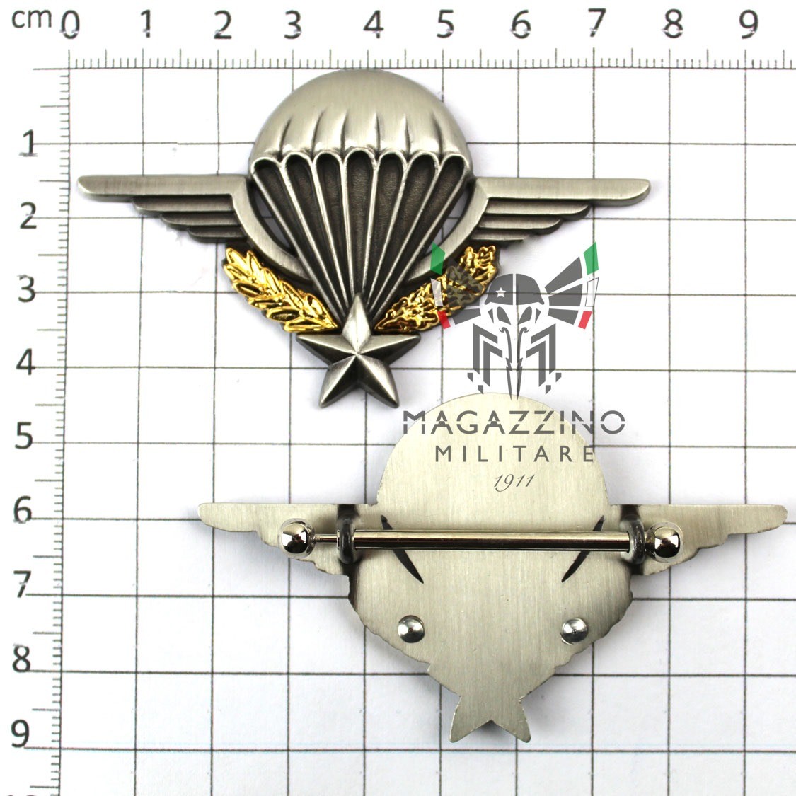 French Paratrooper Metal Jacket Badge (110)