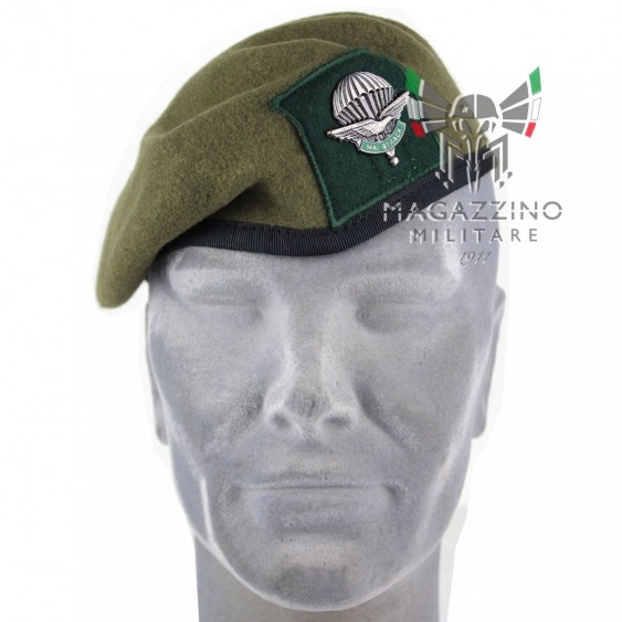 Basco originale Ranger 4° Reggimento Alpini Mai Strack, prodotto in Italia per l'Esercito Italiano