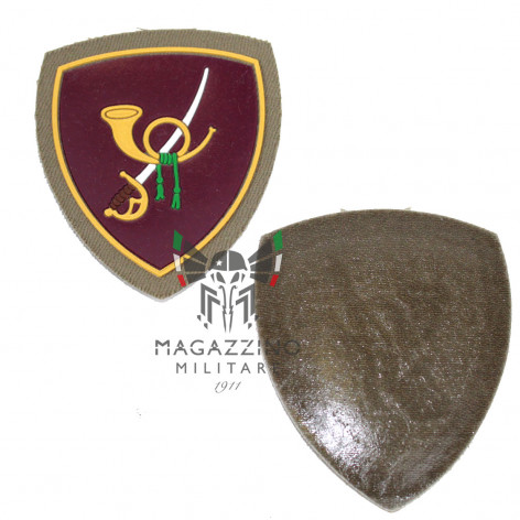 Patch toppa omerale Bersaglieri originale Esercito Italiano gommata