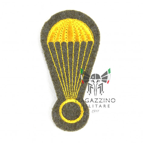 Patch Paratrooper on green wool cloth 60s orignal Italian Army