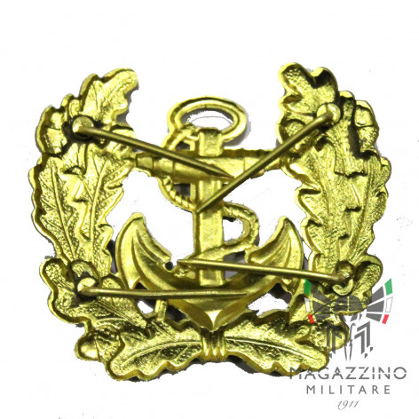 Stemma in metallo Originale Marina militare tedesca oro retro