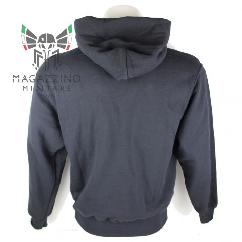 Hooded Sweatshirt Paratroopers Brigade Folgore BLACK back