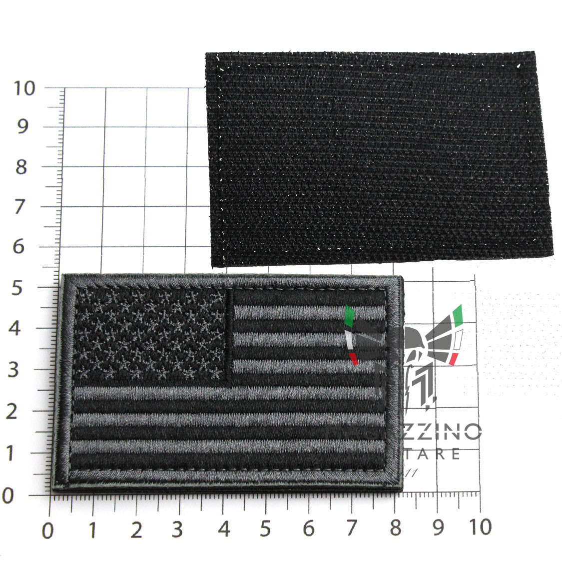 Arm Patch USA flag Emboidered 8.2x5.2cm AT DIGITAL