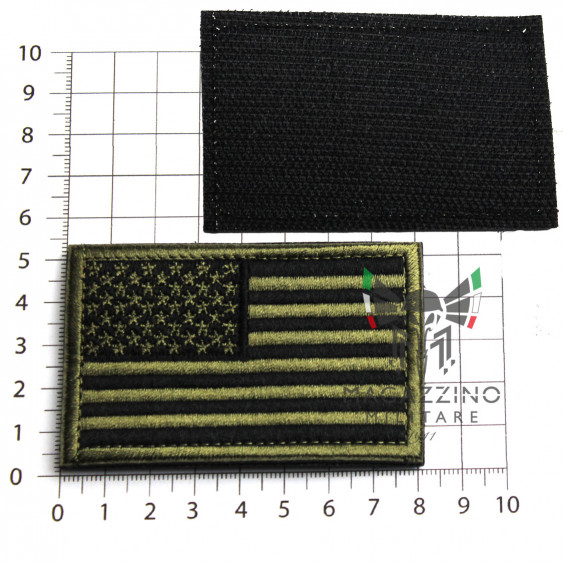 Arm Patch USA flag Emboidered 8.2x5.2cm OD