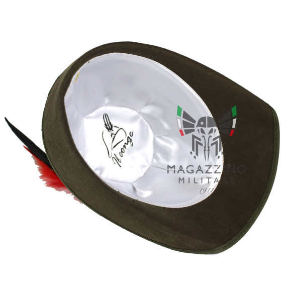 Cappello Alpino Congedante Adunata Alpini completo di Fregio e Penna